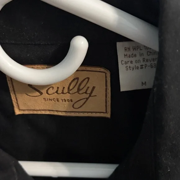 Scully Black Shirt with Elegant Silver Details - Picture 2 of 7